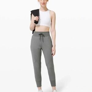Lululemon Metro Miles Jogger Drawstring Pants Grey W5CJS7 size 6